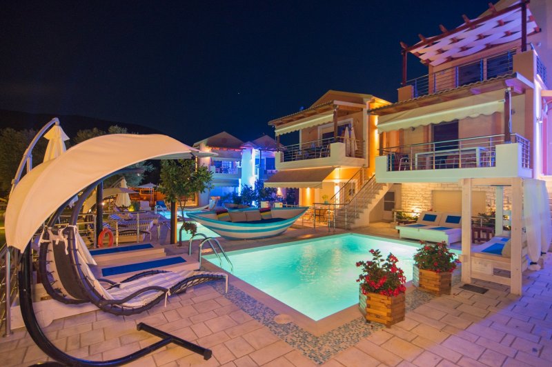 Two level split villa with private pool