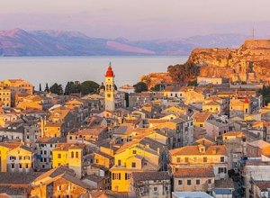 The cosmopolitan and world-famous island of Corfu 