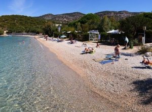 Gallikos Molos beach in Sivota, Thesprotia 
