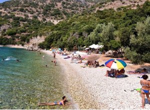 Cat (Gata) Beach in Plataria, Thesprotia 