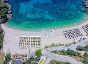 Mega Ammos beach in Sivota, Thesprotia 